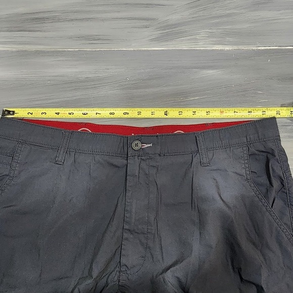 Wrangler Outdoor Men's Gray Utility Shorts Size 40 Cotton Nylon Spandex Blend - Picture 8 of 8